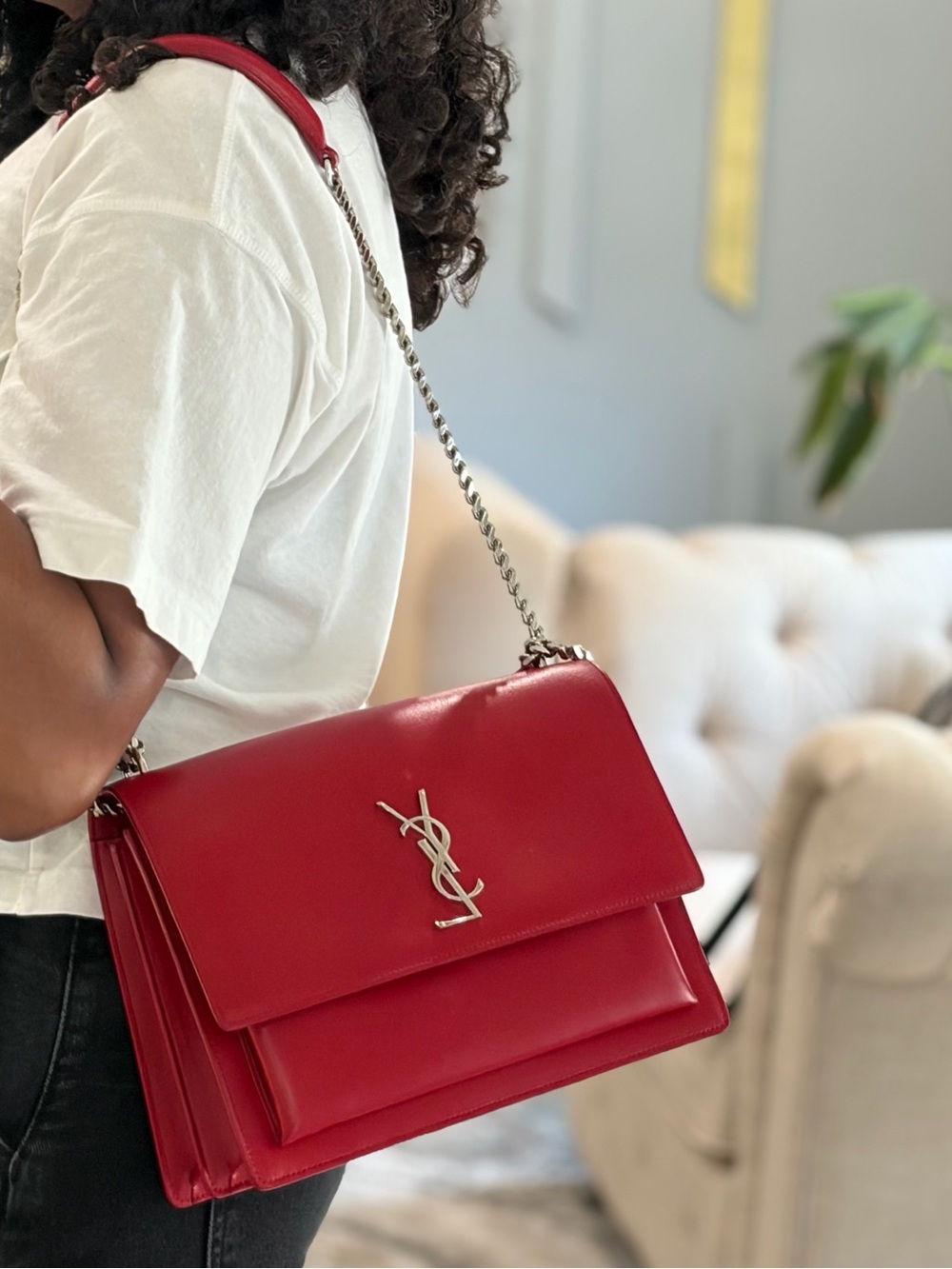 Yves Saint Laurent Large Sunset Bag